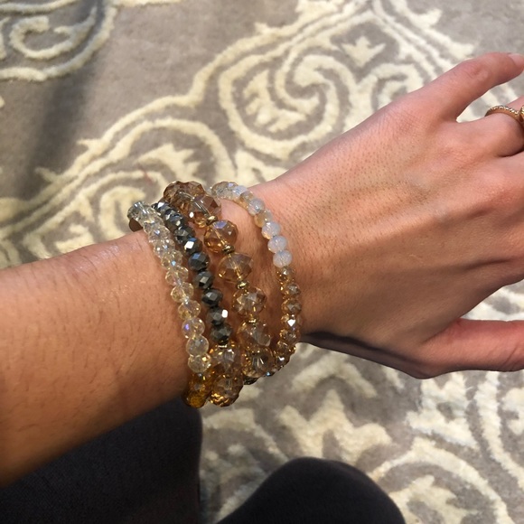 Beaded wraparound bracelet - Picture 1 of 4